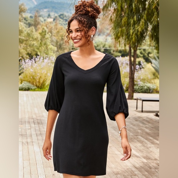 NWT Tommy Bahama Darcy Balloon-Sleeve Dress - Picture 1 of 8